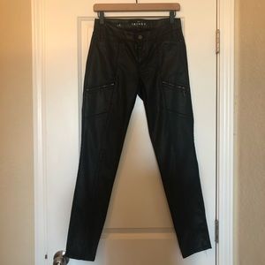 Vegan Leather Skinny Jeans